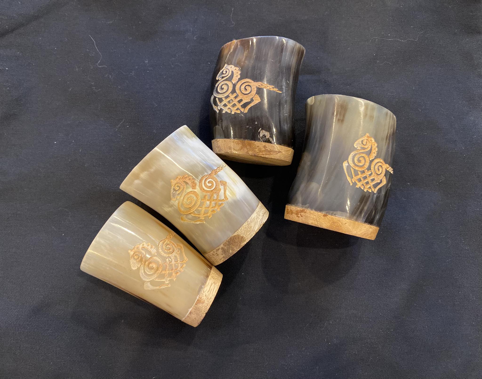 Shot Horn Cup With Different Designs Shot Horn Cup With Different Designs